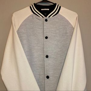 Scotch & Soda Varsity jacket [M] Cream Grey (NWOT)